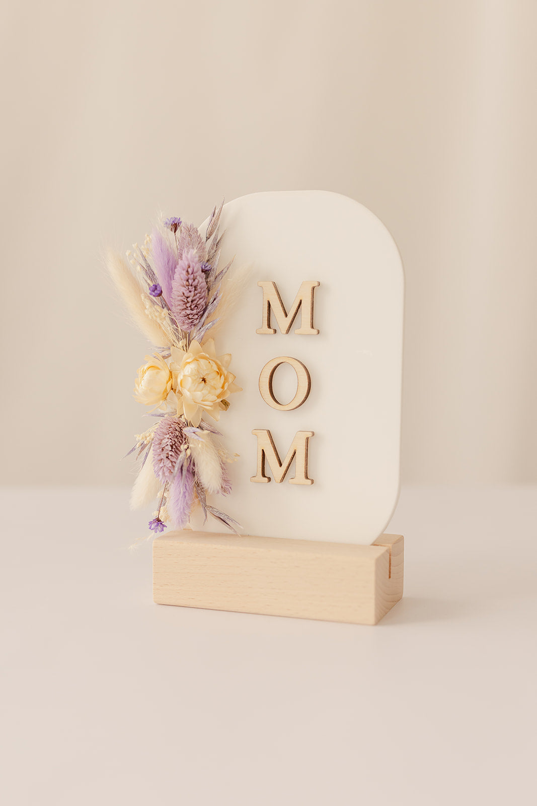 Geschenk | Acryl bord ' MOM ' **