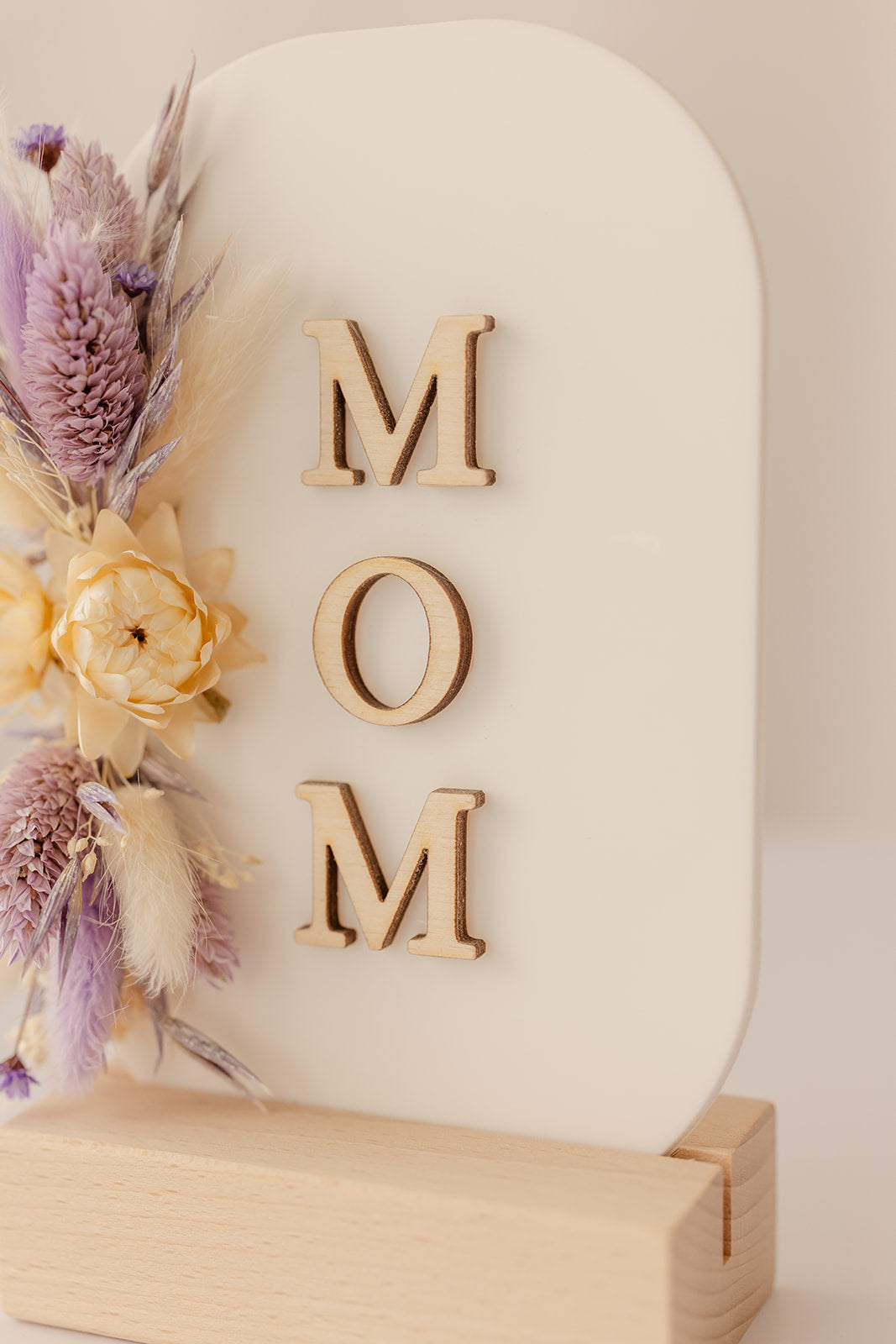 Geschenk | Acryl bord ' MOM ' **