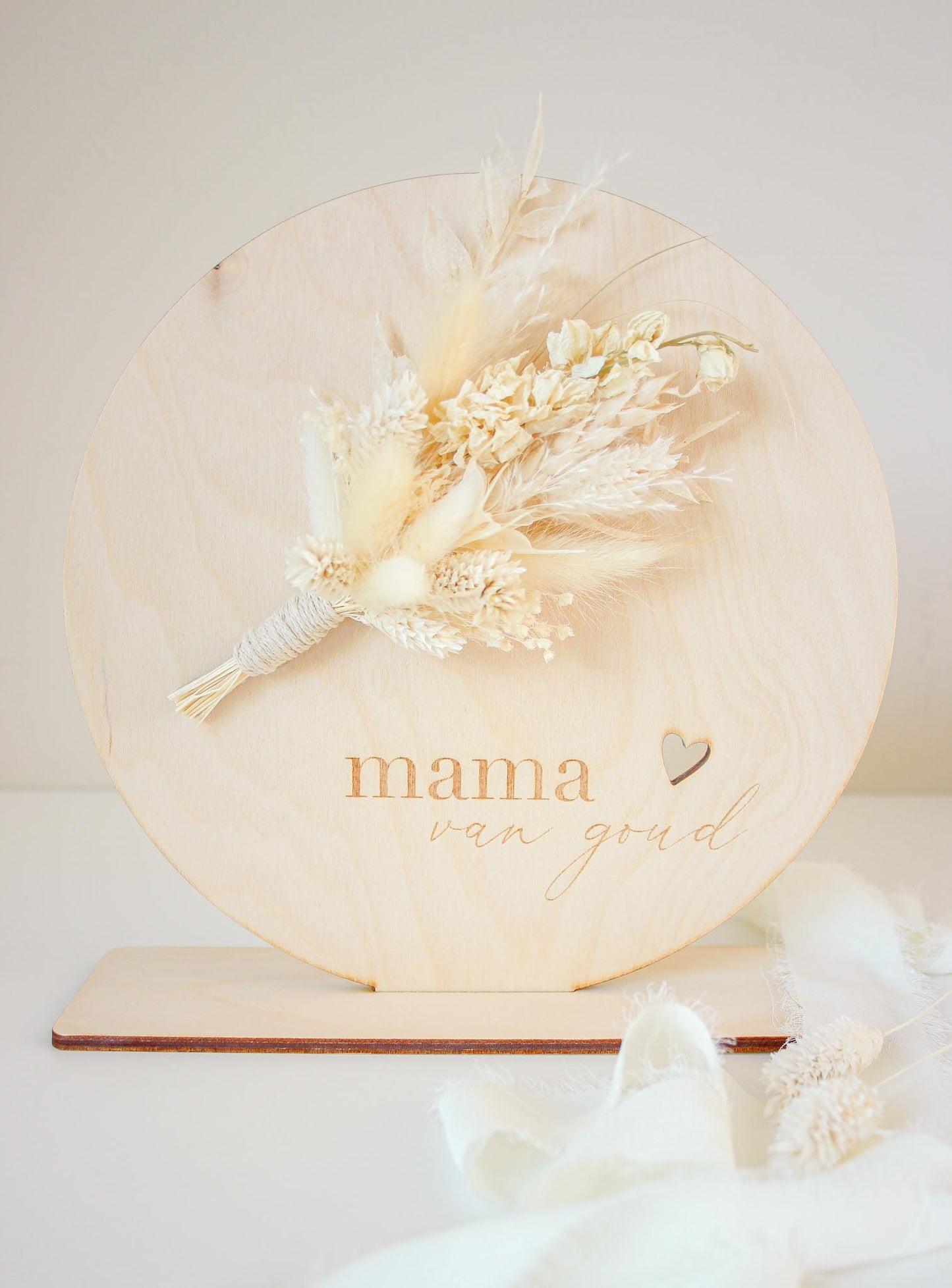 Geschenk | Houten bordje  '' mama ''