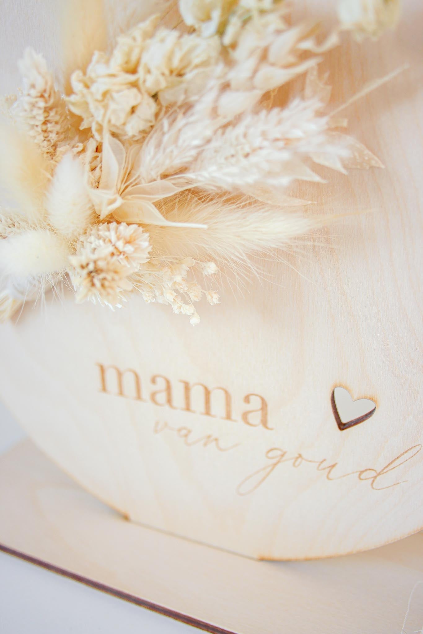 Geschenk | Houten bordje  '' mama ''