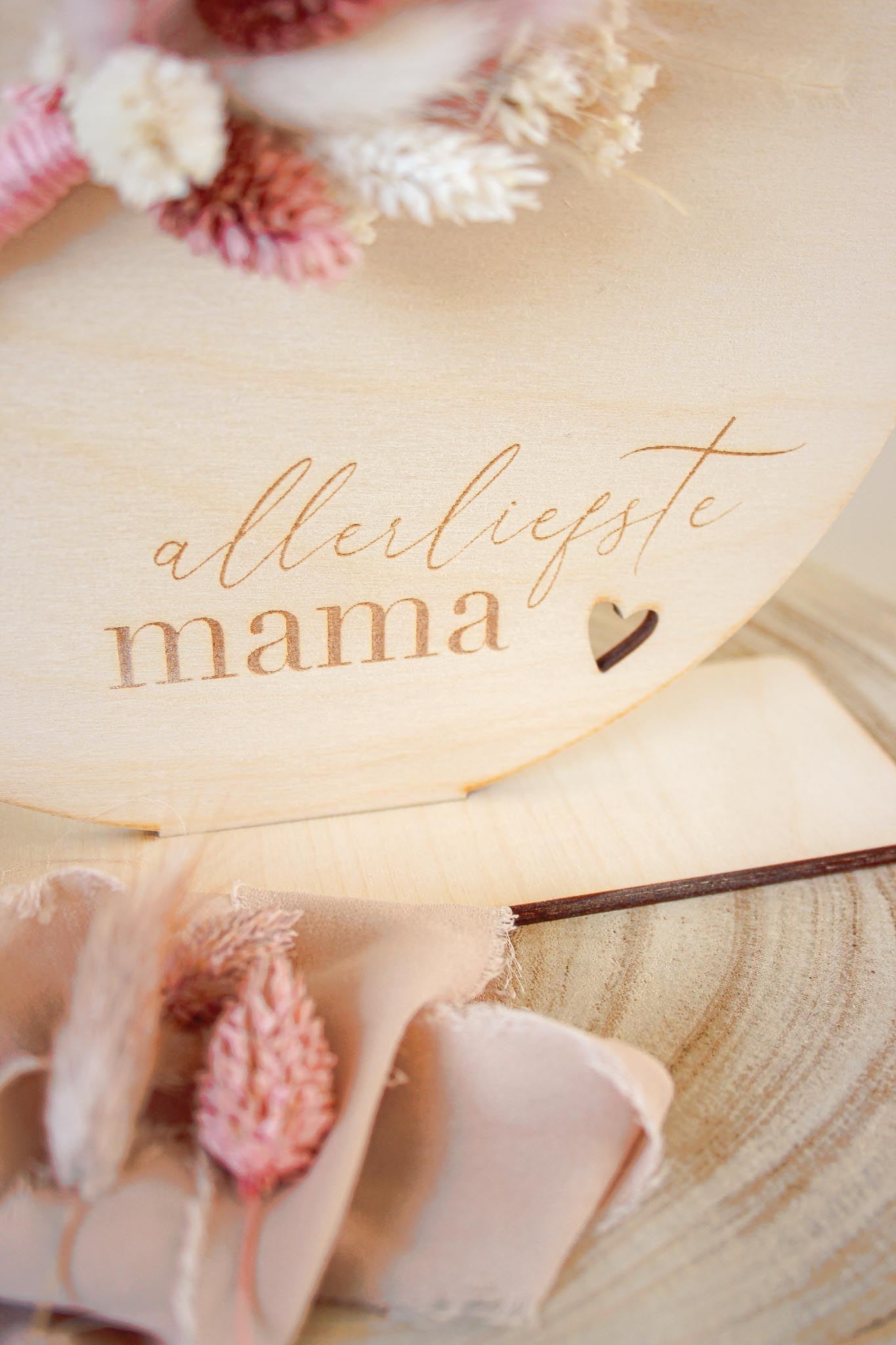 Geschenk | Houten bordje  '' mama ''